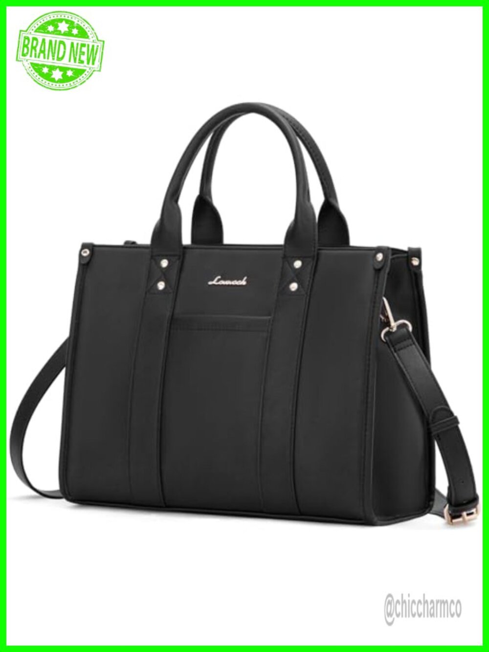 LOVEVOOK Leather Tote Bag Satchel Crossbody Shoulder Handbag